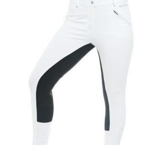 New! XS Buckwild Signature Full Silicone Seat Breech - White + Black w/ Pocket